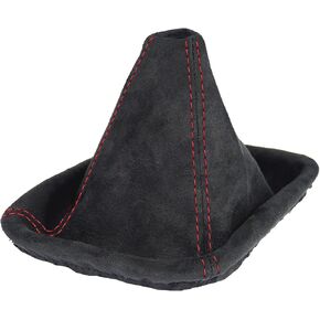 L & P Car Design Shift Boot Cover Faux Suede Compatible with BMW 3 Series e46 1998-2007 Manual Transmission black in Kuwait
