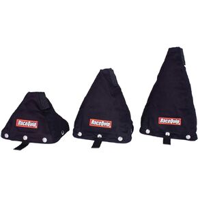 RaceQuip Racecar Shifter Boot with Mounting Base Plate Fire-Retardant Black Standard Height 871001