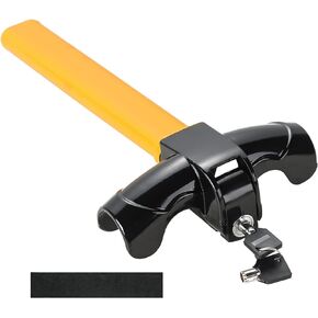 DASBET Car Steering Wheel Lock Anti-Theft Device Universal Auto Security Anti-Theft Rotary Steering Wheel Lock with Keys