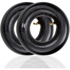 HIAORS 9x3.50-4 2.80-4 2.50-4 Tire Inner Tube With Bent Metal Valve Stem for Hand Trucks, Utility Cart, Lawn Mowers, Wheelbarrows, Dollys, Razor E300 Scooters Skateboard Go Kart ATV ttr50 Parts
