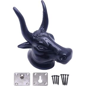 Guitar Wall Mount Bullhead Guitar Hangers Hooks Holder Stand Display for Bass Electric Acoustic Guitar Ukulele Black
