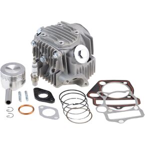 GOOFIT 52.4mm Cylinder Head with Piston and Gasket Replacement for 4 Stroke Taotao Chinese 110cc ATV Scooter Dirt Bike Go Kart