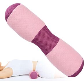 Yoga Bolster, Yoga Waist Pillow Lumbar Vertebra Pelvis Correction Bolster Cushion Memory Foam Block, Sturdy Yoga Cushion, Correct Lumbar Pelvic Til