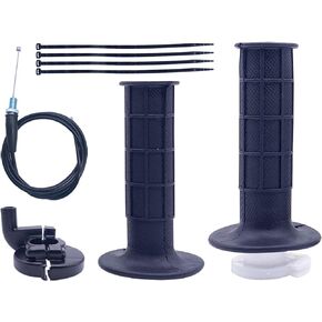 Throttle Cable Grip Casing Set Fits for Kawasaki KX 60 65 80 85 100 125 250 KLX110 Go Kart Pit Bike Dirt Bike