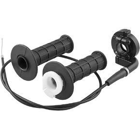 Throttle Handle Grip Cable, 47Inches Fuel Seat Handle Throttle Cable Throttle Housing Clamp for 50-250CC Motocross ATV Accessories