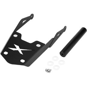 Fydun Motorcycle Phone Mount, Motorcycle Mobile Phone Holder Aluminium Alloy Navigation Bracket Stand Black for Kawasaki Versys X300 X-300 2017-2019
