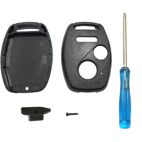 No Cutting Required Replacement Keyless Entry Key Fob Cover Case fits for Honda 2003-2012 Pilot Accord CR-V Civic Hybrid EX SE 2005-2006 Pilot 2009-2015 Element Fit Key Fob Shell