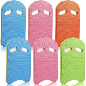 6 Pieces Swimming Training Kickboard EVA Foam Swim Kick Board with Removable Handle U Design Colorful Swimming Exercise Accessories Swim Board Aid Equipment for Kids Adult Pool Beach Swimming Training in Saudi Arabia