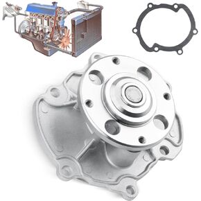 Engine Water Pump Kit AW5103 with Gasket Compatible With with Buick Allure Enclave Lacrosse,Cadillac ATS,CTS,SRX,XTS,Chevy Camaro Caprice Equinox Impala Malibu Traverse,GMC,Pontiac,Suzuki,SAAB,Saturn