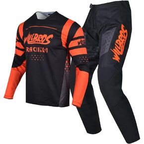 Motocross Jersey Pants Combo Mens Dirt Bike MX Gear Set Women Offroad Riding Adult Racewear