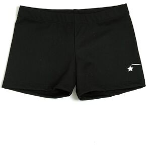 Destira Women's Gymnastic Compression Short, Dance Tumbling Athletic Sport Shorts, Adult Sizes