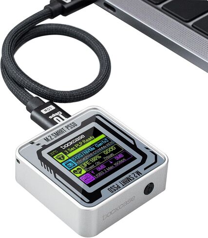 حاوية DOCKCASE Pocket M.2 2230 NVMe SSD، تدعم 3s PLP تمنع فقدان البيانات، USB 3.2 Gen 2 Type-C (10 جيجابت في الثانية)، تناسب NVMe PCIe، حصريًا للحجم 2230، تدعم M-Key B+M Key UASP in Kuwait