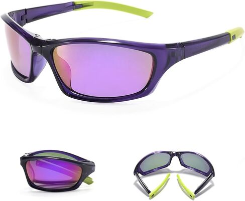Folding Sunglasses for Women Men, Polarized Easy Carry Sports Sunglasses for Cycling UV Protection Sun Shades in Saudi Arabia