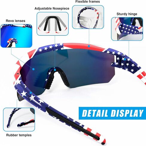 Polarized Cycling Sunglasses for Men Women UV400 Baseball Glasses for MTB Riding Bicycle Running Driving Bike in Saudi Arabia