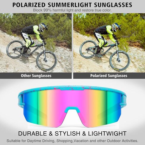 Polarized Cycling Sunglasses for Men Women UV400 Baseball Glasses for MTB Riding Bicycle Running Driving Bike in Saudi Arabia