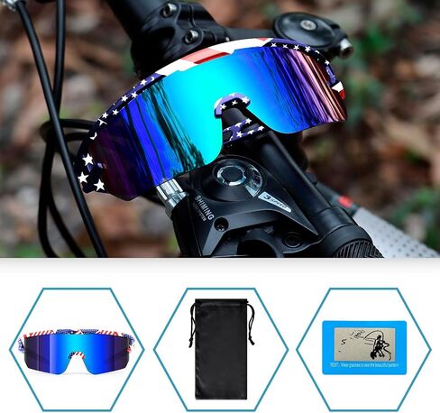 Polarized Cycling Sunglasses for Men Women UV400 Baseball Glasses for MTB Riding Bicycle Running Driving Bike in Saudi Arabia