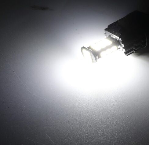 مصابيح LUYED 7440 احتياطية، 2 × 1600 لومن ساطعة للغاية 7440 T20 3020 30-EX شرائح LED لمبات LED تستخدم للأضواء العكسية الاحتياطية، أبيض زينون in Saudi Arabia