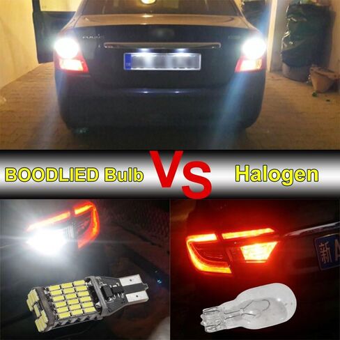 4pcs 9-30v 1000Lumens 921 912 T10 T15 LED Bulbs Super Bright 4014 45SMD Chips Lamps For Reverse Lights,Xenon white. in Kuwait