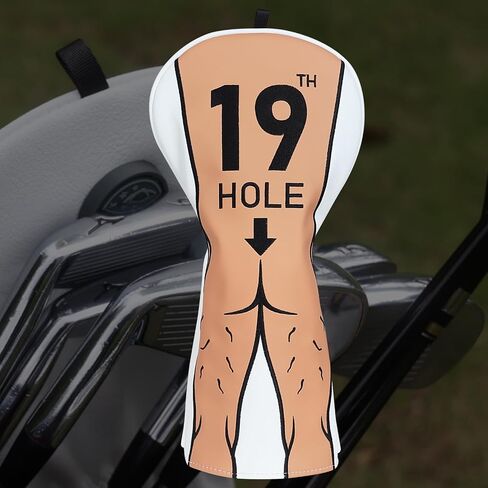 Golf Headcover Funny Driver Headcover, 19th Hole Golf Driver Head Cover with Magnet Gag Golf Gift in Saudi Arabia