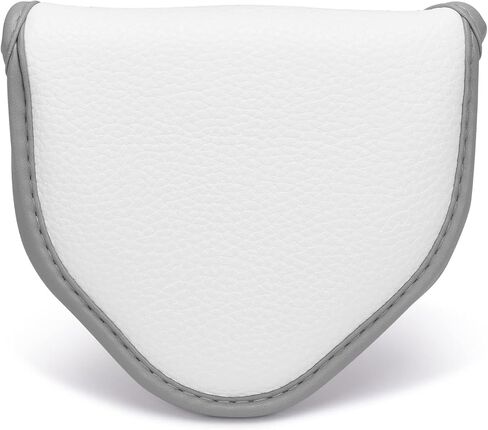 BIG TEETH Small Golf Putter Cover Half Mallet Mini Golf Headcover Club Head Protector Magnetic Closure, Center Shaf & Heel Shafted Putter Headcover for Scotty Cameron Taylormade Odyssey 2 Ball in Saudi Arabia