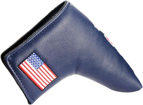 Golf Head Cover Putter Cover Magnetic Closure Blade Putter in Saudi Arabia