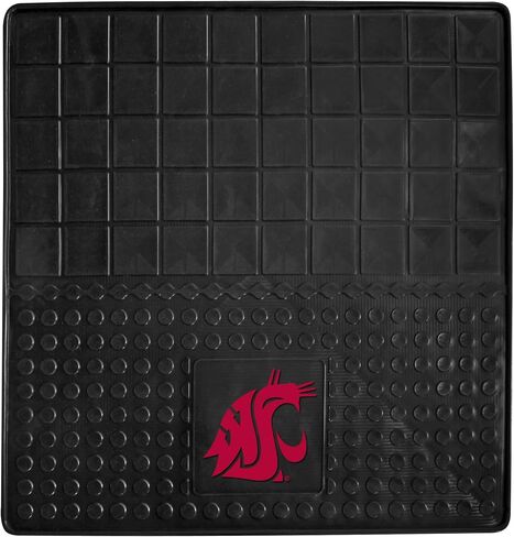 FANMATS 12780 NCAA Washington State Cougars سجادات السيارة للصف الخلفي - مجموعة من قطعتين، 14 بوصة. × 17 بوصة، حماية من جميع الأحوال الجوية، ملاءمة عالمية، تصميم خزان عميق، شعار الفريق المصبوب in Saudi Arabia