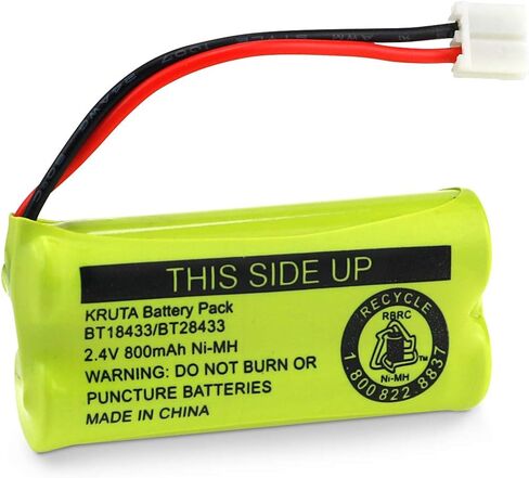 BT18433 BT28433 2.4V 800mAh Ni-MH Cordless Phone Battery Pack Compatible with BT18433/BT28433 CS6219 CS6229 DS6301 DS6151 DS6101 BT184342 BT284342 BT-1011 BT-1018 BT-1022 BT-1031 （4 Pack） in Saudi Arabia