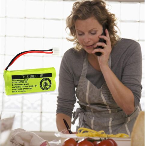 BT18433 BT28433 2.4V 800mAh Ni-MH Cordless Phone Battery Pack Compatible with BT18433/BT28433 CS6219 CS6229 DS6301 DS6151 DS6101 BT184342 BT284342 BT-1011 BT-1018 BT-1022 BT-1031 （4 Pack） in Saudi Arabia