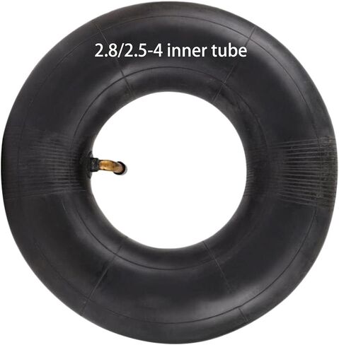 2 حزمة 2.80/2.50-4 أنبوب داخلي مع TR87 استبدال جذع الصمام المنحني للشاحنات اليدوية، عربة المرافق، جزازات العشب، عربات اليد، الدمى، الدراجات البخارية 2.80-4 2.50-4 الإطارات الداخلية in Kuwait