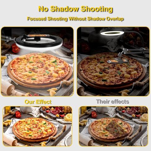 ضوء حلقة سيلفي 10 بوصة مع كاميرا علوية وحامل هاتف، ضوء حلقة سطح المكتب مع جهاز تحكم عن بعد لهاتف iPhone، مناسب لتسجيل الفيديو، اجتماعات التكبير، البث المباشر، TikTok، YouTube in Kuwait