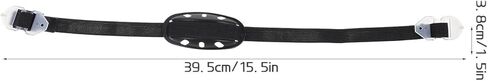 1pcs Universal Hard Hat Chin Strap with Black Elastic Strap and Chin Cup,Adjustable Helmet Chin Strap for General Headwear Protection,Black in Kuwait