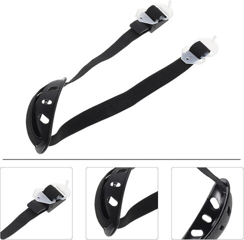 1pcs Universal Hard Hat Chin Strap with Black Elastic Strap and Chin Cup,Adjustable Helmet Chin Strap for General Headwear Protection,Black in Kuwait