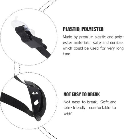 1pcs Universal Hard Hat Chin Strap with Black Elastic Strap and Chin Cup,Adjustable Helmet Chin Strap for General Headwear Protection,Black in Kuwait