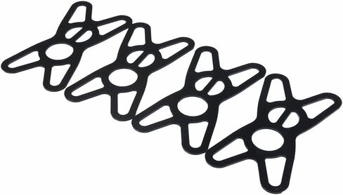 Replacement Rubber/Silicone Bands for Universal Bike,Bicycle,Motorcycle,Handlebar,Roll Bar Mount,Scooter,Phone Mount Holder,4 PCS Bands (BBLACK) in Saudi Arabia