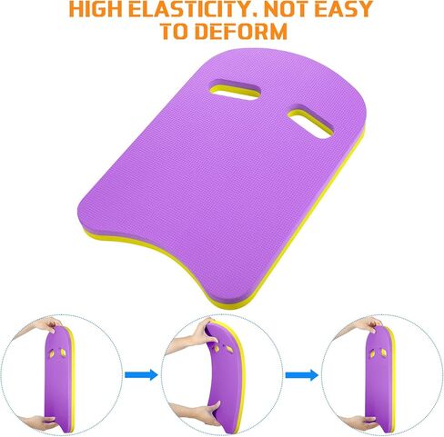 Kickboard Swimming Training Kick Board U Design Summer Aid Float Equipment Eva Foam with Integrated Hole Handle for Kids Teens Adults Water Pool Accessories in Kuwait