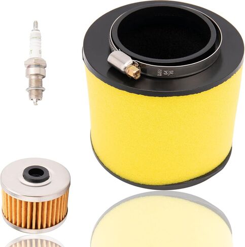 استبدال فلتر الهواء TRX350 17254-HN5-670 مناسب لسيارة Honda Rancher TRX350FE TRX350FM TRX350TE TRX350TM 2000 2001 2002 2003 2004 2005 2006 (مع شمعة إشعال فلتر الزيت) in Kuwait