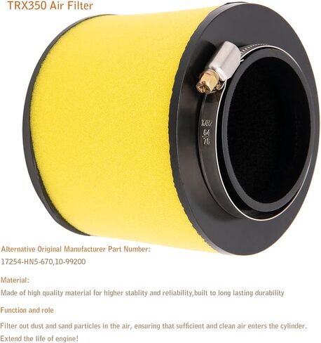 استبدال فلتر الهواء TRX350 17254-HN5-670 مناسب لسيارة Honda Rancher TRX350FE TRX350FM TRX350TE TRX350TM 2000 2001 2002 2003 2004 2005 2006 (مع شمعة إشعال فلتر الزيت) in Kuwait