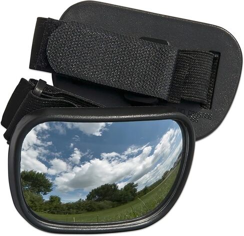 Raider R25 3.5" x 2.25" Powersports Velcro Hand Mirror for Motorcycle/Snowmobile/ATV/UTV/PWC (Single) in Kuwait