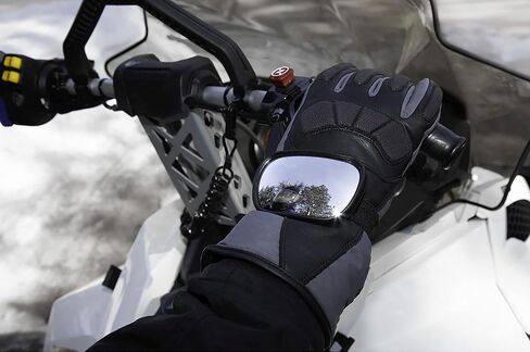 Raider R25 3.5" x 2.25" Powersports Velcro Hand Mirror for Motorcycle/Snowmobile/ATV/UTV/PWC (Single) in Kuwait