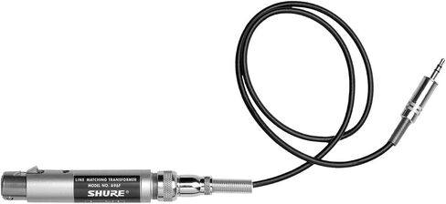 محول شور A95UF؛ موصل Low Z، أنثى XLR إلى High Z MC1M مع مقبس/قابس هاتف مقاس 1/4 بوصة in Saudi Arabia