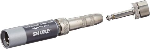 محول شور A95UF؛ موصل Low Z، أنثى XLR إلى High Z MC1M مع مقبس/قابس هاتف مقاس 1/4 بوصة in Saudi Arabia