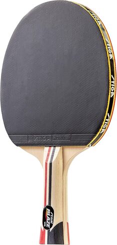 مجداف STIGA Blaze Ping Pong - شفرة خفيفة إضافية مكونة من 5 طبقات - إسفنجة معتمدة للبطولة مقاس 2 مم - مقبض متوهج لتحسين التحكم - مضرب تنس طاولة متوسط in Saudi Arabia