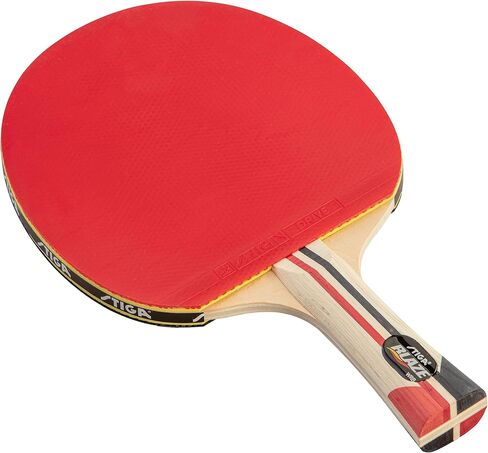 مجداف STIGA Blaze Ping Pong - شفرة خفيفة إضافية مكونة من 5 طبقات - إسفنجة معتمدة للبطولة مقاس 2 مم - مقبض متوهج لتحسين التحكم - مضرب تنس طاولة متوسط in Saudi Arabia