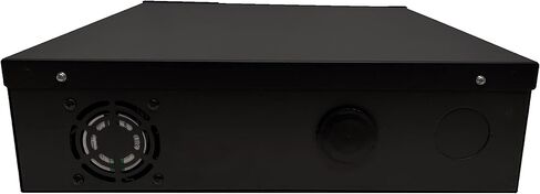 صندوق قفل أمان DVR من الصلب باللون الأسود عالي التحمل مقاس 16 بوصة مع مروحة ومفتاح مقاس 18 بوصة × 18 بوصة × 5 بوصة in Kuwait