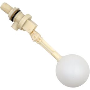 1/2" Water Filter Float Valve with Adjustable Arm High Flow Rate Float Ball Valve for Water Tank Livestock dog/horse/cattle Water Trough Automatic Shut Off Float Valve (1/2 Inch)