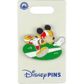 Disney Pin - Mickey - Football Player - Running