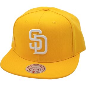 San Diego Padres Back to Basics Yellow Snapback Cap