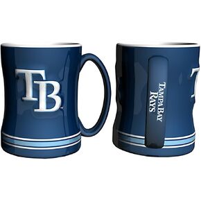 MLB Tampa Bay Devil Rays 14-Ounce Sculpted Relief Mug