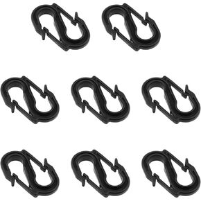 Plastic Hook Heavy Duty Double Head Hook Type S Hook Type 8 Hook Hooks for Hanging 8PCS
