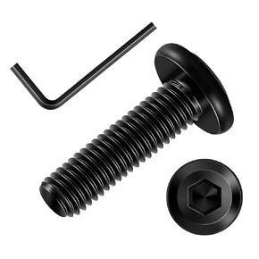 30Pcs M8 Bolt M8 x 30mm Flat Head Socket Cap Screw Bolts, M8 Screws Metric Bolt Kit, Stainless Steel Bolts 304, Bright Finish M8x1.25 Bolt by Marysino